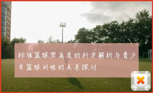 标准篮球架高度的科学解析与青少年篮球训练的关系探讨